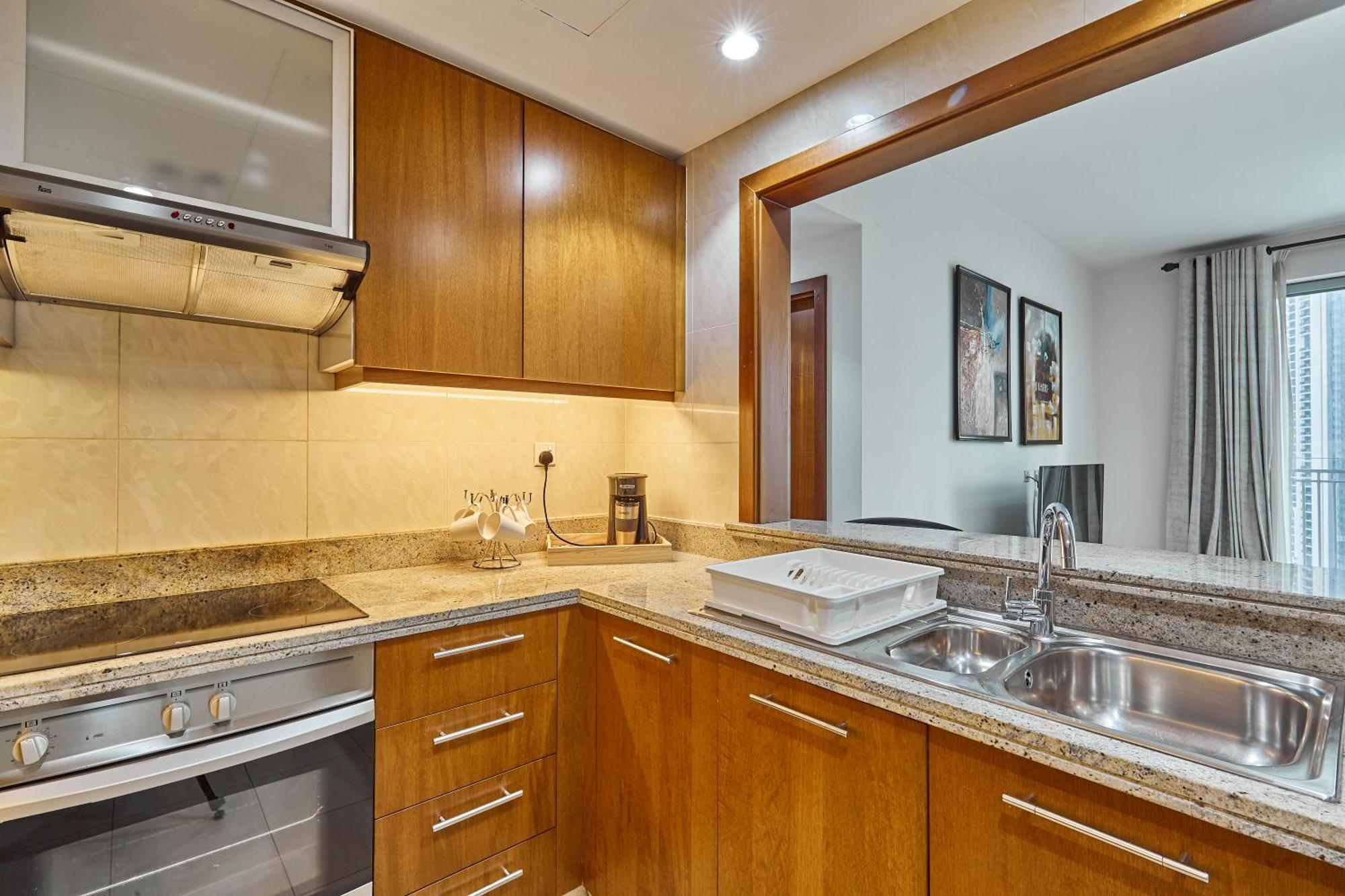 Shukran Homes Lux 1Br With Fountains View Dubai Buitenkant foto